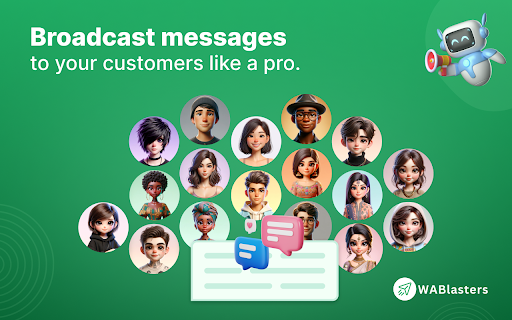 WABlasters | Secure WhatsApp Bulk Sender & AI Reply screenshot
