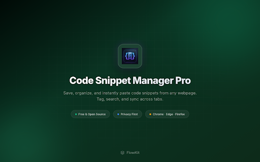 Code Snippet Manager Pro screenshot
