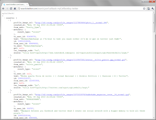 JSONVue screenshot