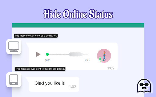 WAIncognito - WhatsApp Online Hide & Restore Deleted Messages | WPPME.COM screenshot