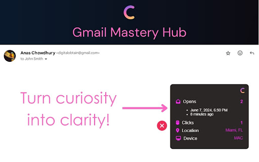 Clik - Email Tracker for Gmail screenshot