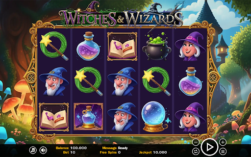 Witches and Wizards - Slot Machine screenshot