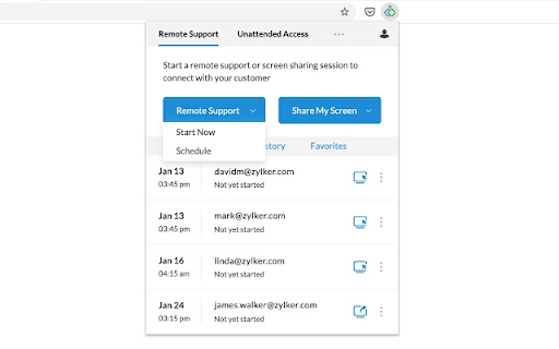 Zoho Assist - FREE Remote Support Tool screenshot