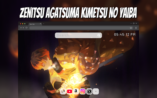 Zenitsu Agatsuma Kimetsu No Yaiba Live Wallpaper screenshot