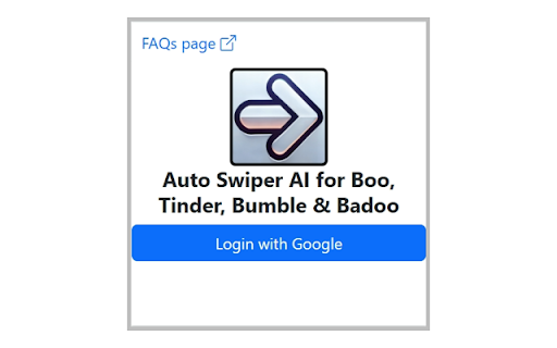 Auto Swiper AI for Boo, Tinder, Bumble & Badoo screenshot
