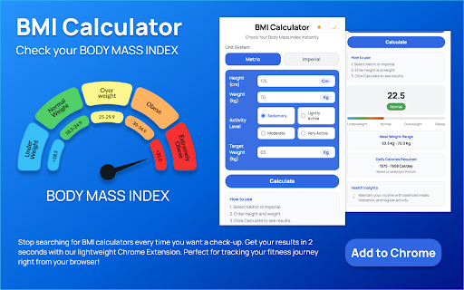 BMI Calculator screenshot