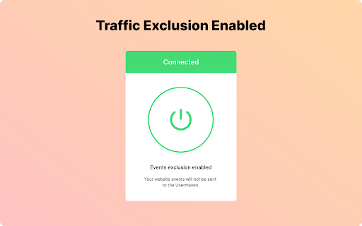 Usermaven Analytics - Traffic Exclusion screenshot