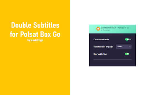 Double Subtitles for Polsat Box Go by MovieLingo screenshot