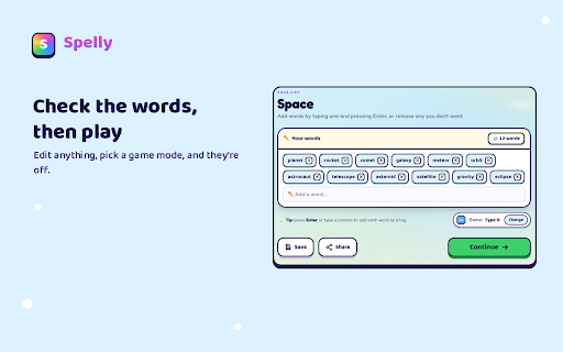 Spelly - Spelling Practice for Kids screenshot