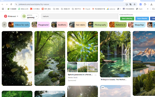 Pinterest Image Scraper Downloader screenshot