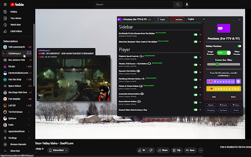 Previews (For Twitch & YouTube & Kick) screenshot