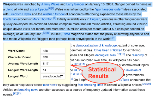 Word Counter screenshot