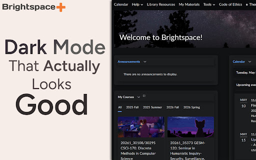 Brightspace/D2L PLUS screenshot