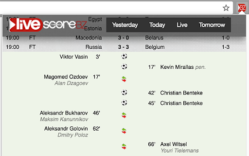 LiveScore.BZ - Live Football Scores screenshot