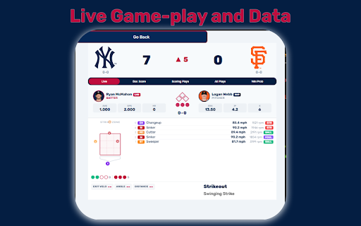 MLB Scoreboard screenshot