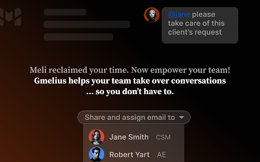 Gmelius: Shared Inboxes & AI Email Assistants for Gmail screenshot