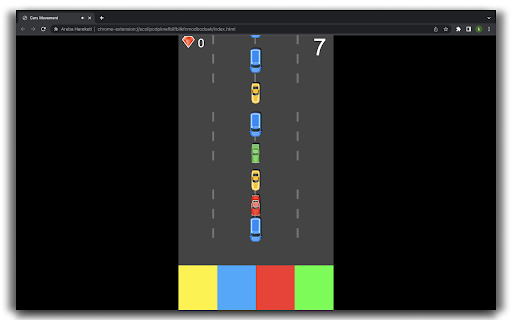 Cars Movement - HTML5 Game screenshot