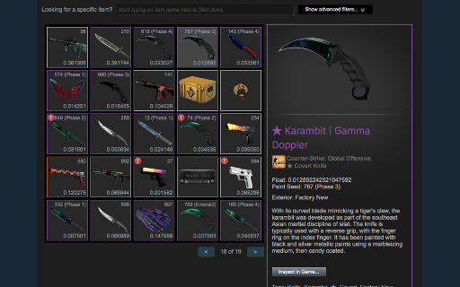 CSFloat Market Checker screenshot