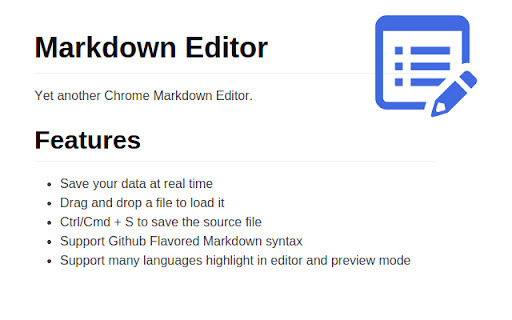 Markdown Editor screenshot
