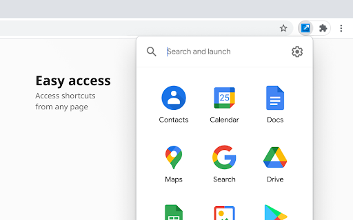 Shortcuts for Google™ screenshot