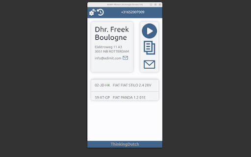Telefoonintegratie.nl screenshot