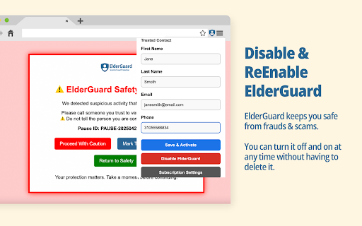 ElderGuard screenshot