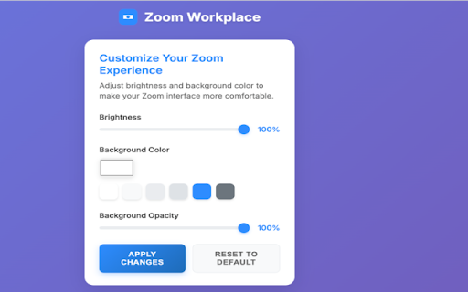 Zoom Workplace Extension screenshot