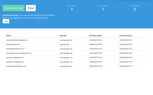 Email Extract - Email Extractor Tool screenshot