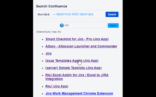 Confluence screenshot