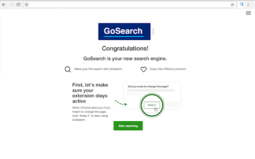 The search engine to improve your productivity - GoSearch screenshot