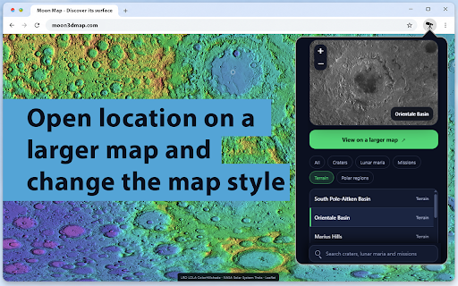Moon Map screenshot