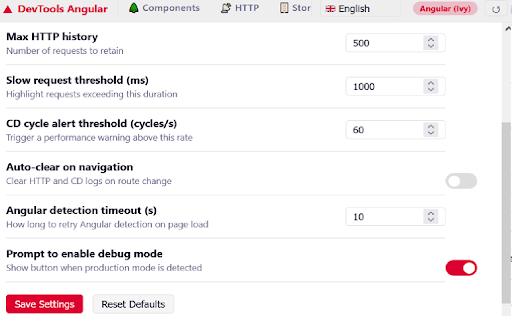 DevTools Companion for Angular screenshot
