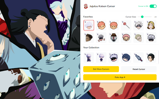 Jujutsu Kaisen Cursor ★ Custom Cursor for Chrome™ screenshot