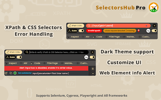 SelectorsHub Pro screenshot