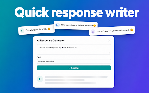 AI Response Generator screenshot