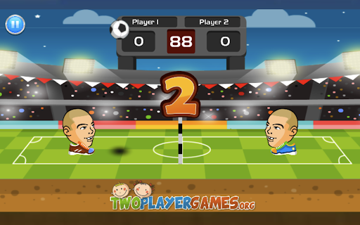 Head Soccer 2 Player Game screenshot