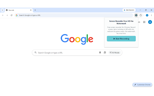 Screen Recorder Free HD No Watermark screenshot