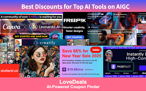 LoveDeals: Automatic Coupons & Deals screenshot