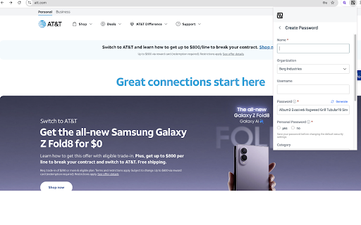 IT Glue Chrome Extension screenshot