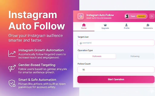 Instagram Auto Follow screenshot