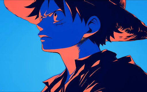 Luffy Cool Silhouette - One Piece Live Wallpaper screenshot
