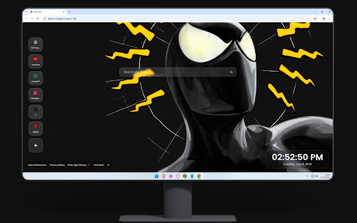 Spider-Sense Black Suit Live Wallpaper screenshot