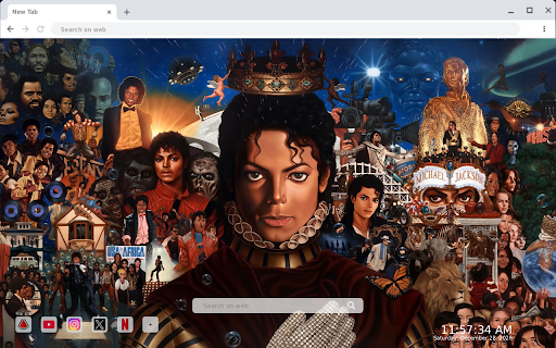 Michael Jackson Live Wallpaper screenshot