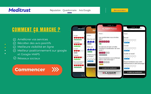 Meditrust: Expérience patient agenda screenshot