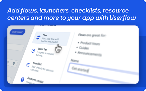 Userflow screenshot