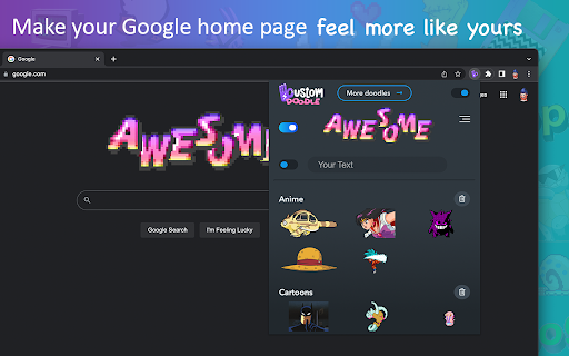 Sweezy Custom Doodle for Google™ screenshot