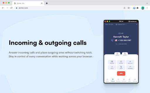 PBX WebDialer screenshot