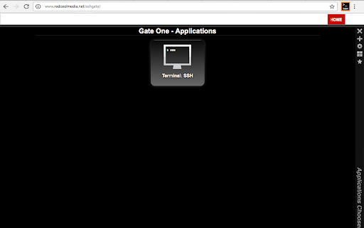 SSHGate ssh client and terminal emulator screenshot