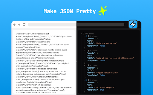 JSON Pretty screenshot