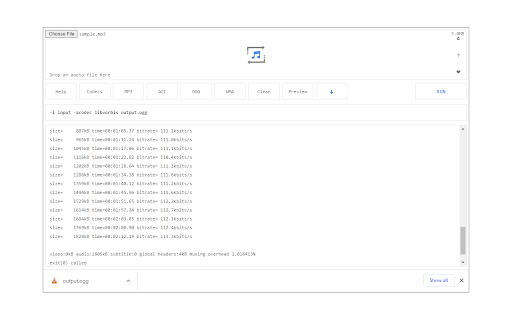 Audio Converter screenshot
